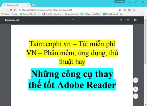 nhung cong cu thay the tot adobe reader 2