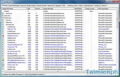 PCHunter Anti-Rootkit - Diệt Virus bằng tay cực kỳ hiệu quả