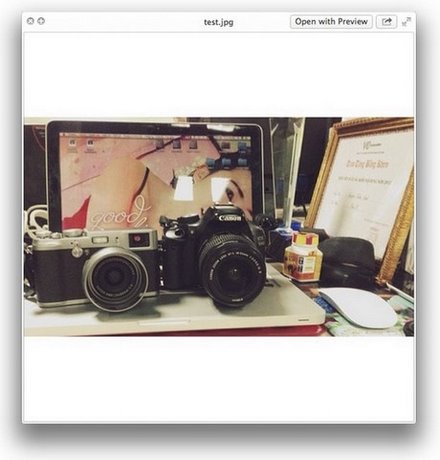 Phóng to hình ảnh trên Mac OS X bằng Quick Look