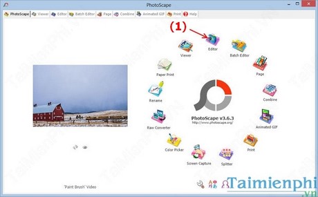 Tạo ảnh đen trắng bằng PhotoScape