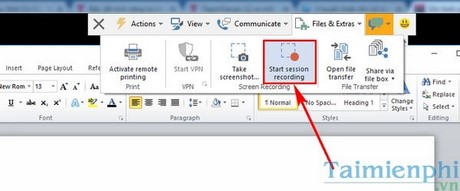 quay video trong teamviewer