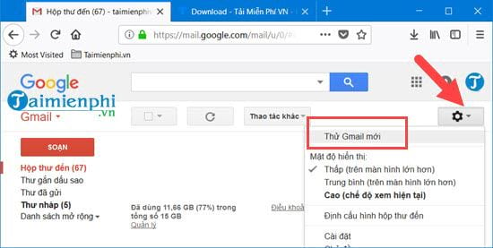 So sánh Gmail mới và Gmail cũ