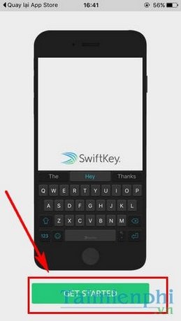 su dung ban phim swiftkey keyboard tren iphone