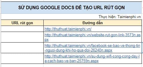 su dung google docs de tao url rut gon 2