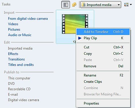 Cách dùng Windows Movie Maker, sử dụng Windows Movie Maker chỉnh sửa video