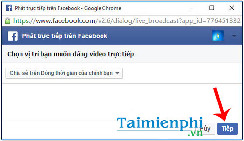 Sửa lỗi chặn popup khi Stream Live Video Facebook, phát video trực tiếp Facebook trên máy tính