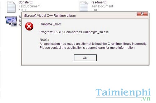 sua loi runtime error khi choi gta san andreas 2