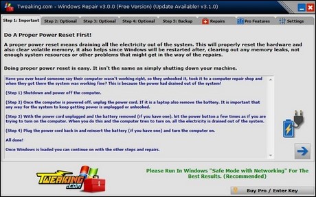 Sửa lỗi Windows bằng Windows Repair, áp dung cho Windows 10, 8, 7, Vista, XP