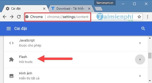 cach bat flash tren chrome bat tat adobe flash player 2