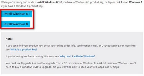 Cách tải file ISO Windows 8/8.1 chính gốc từ Microsoft