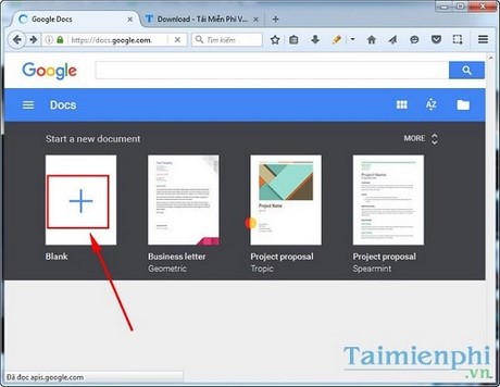 Tải tài liệu, upload file lên Google Docs