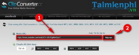 cach tai video nhac youtube bang clipconvertercc