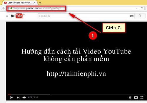 Tải video, nhạc trên YouTube bằng Vidtomp3