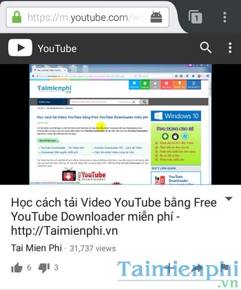 tai vi deo youtube ve android