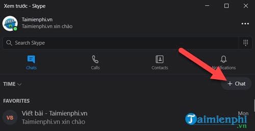 tao nhom chat tren skype moi 2