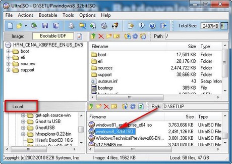 Tạo USB cài Win 7 với UltraISO tao usb cai win 7 voi UltraISO