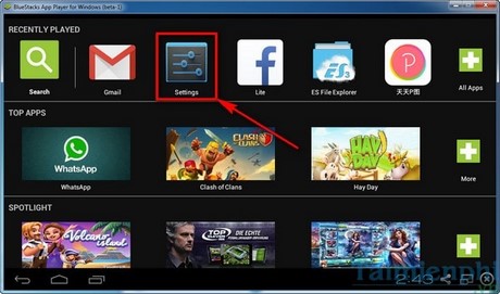 Đổi Gmail trong BlueStacks doi gmail trong bluestacks