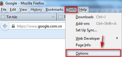 thay doi thu muc chua file download trong firefox