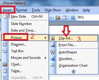 Cach chen clip art trong powerpoint