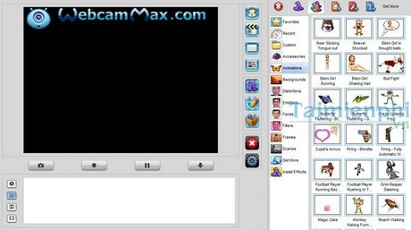 Chèn hiệu ứng vào webcam bằng WebCamMax