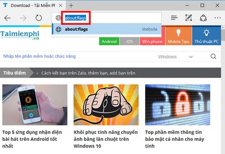 Thêm nút tìm kiếm với Google trên Edge