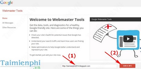 Cách thêm Sitemap vào Blogger trên Google Master Tool