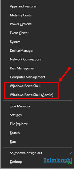 tong hop cac cach mo powershell tren windows 10 creators 2