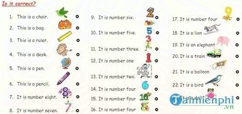 Top 10 bài tập toán, tiếng Anh phổ biến