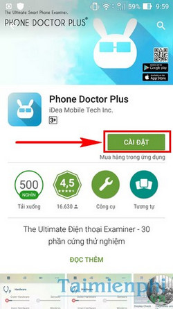 top 3 ung dung kiem tra phan cung android