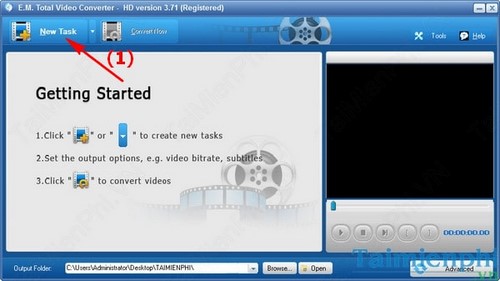 chuyen doi audio sang wav bang Total Video Converter