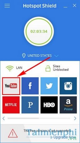 Truy cập nhanh, vào các trang web bị chặn trên Hotspot Shield