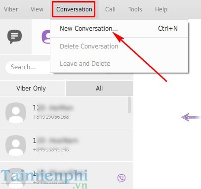 Chat nhóm viber trên pc Chat nhom viber tren pc