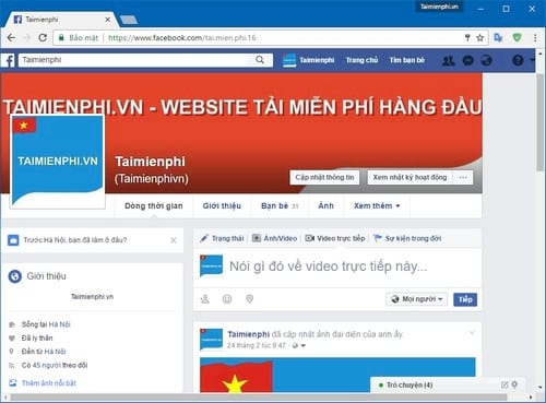 cach phat live stream video facebook tren may tinh khong can cai them obs 2