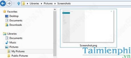 Xin chỉ cách chụp ảnh màn hình trong Windows 8 bằng phím tắt?