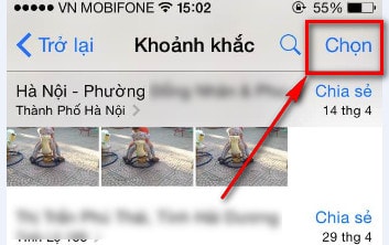 Xóa ảnh trên iPhone, delete images trên điện thoại iPhone