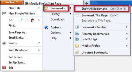 Firefox - Cách xóa một Bookmark trên trình duyệt