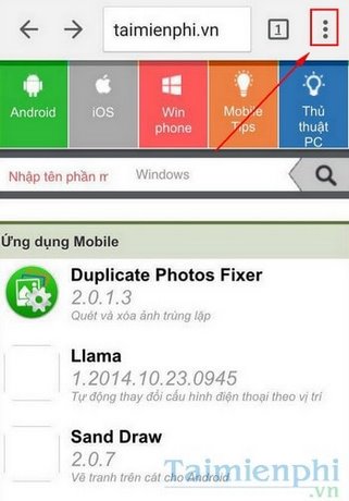 xoa lich su google chrome tren iphone, ipad
