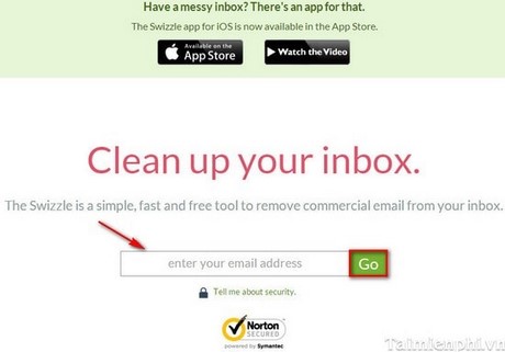 Swizzle - Ngăn chặn và xóa thư rác trong Gmail, Yahoo! Mail