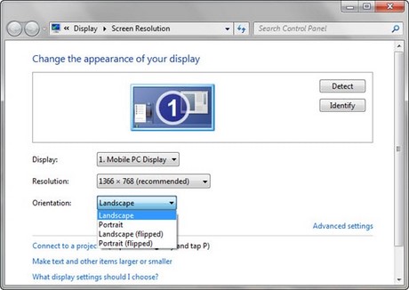 Cách xoay màn hình máy tính, laptop Windows 10, 8, 7, XP 1