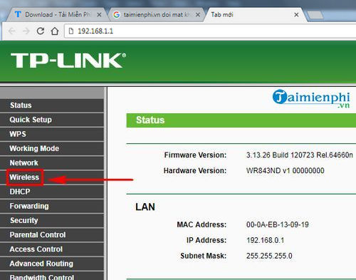 how to connect wifi connection wr843nd 2