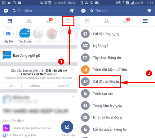 how to connect facebook on samsung phone 2