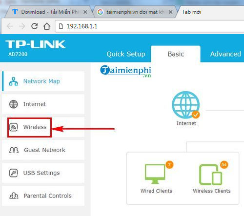 how to connect wifi connection ad7200 2