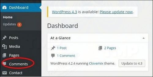 How to edit comments in wordpress 2