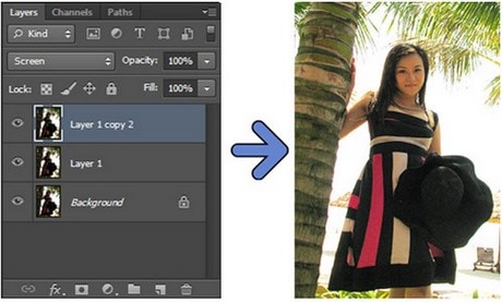 change dark photos to light in photoshop