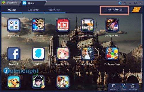 how to play two cards on bluestacks 2