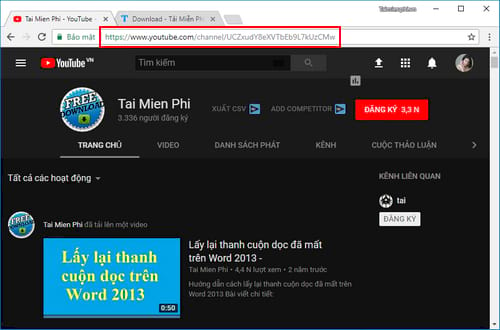 cach tai toan bo video tren kenh youtube 2