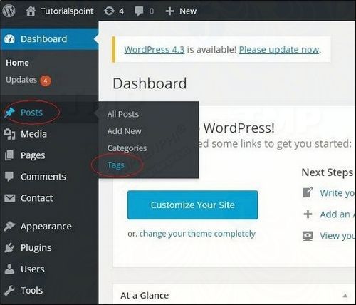 how to add tags in wordpress 2