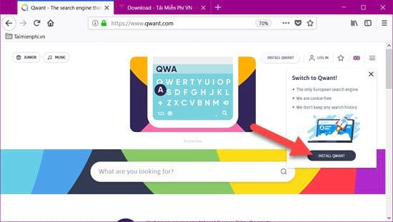 how to add qwant search to chrome coc coc and firefox 2