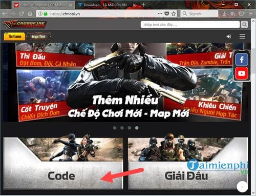 code cf mobile nhan giftcode game crossfire legends 2