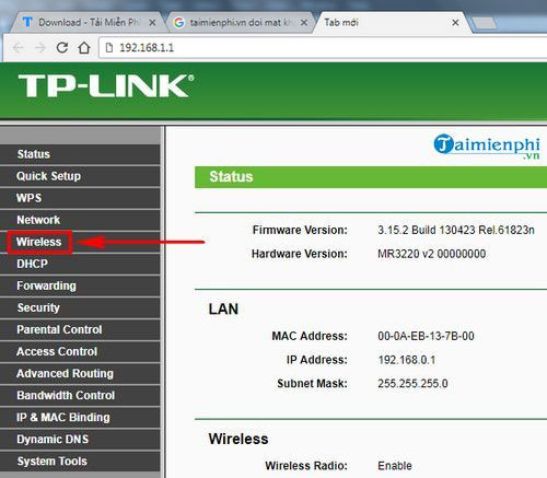 how to connect wifi connection tl mr3220 2